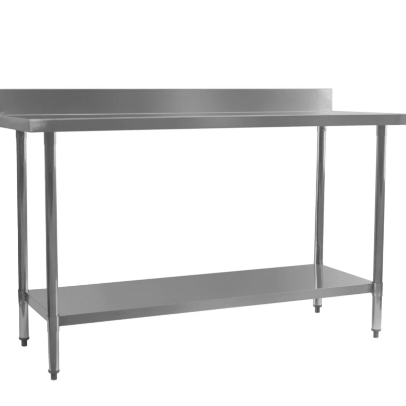 Stainless Steel 2 – Tier Mobile Workbench: Durable & Flexible for Any Space